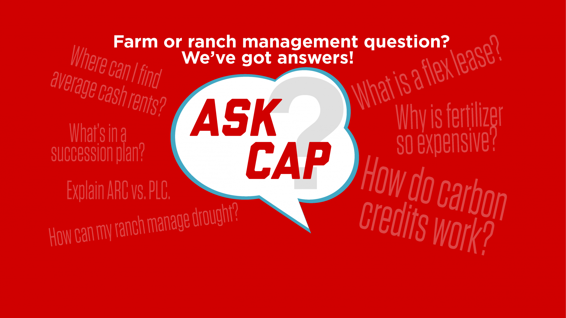 Ask Cap graphic.