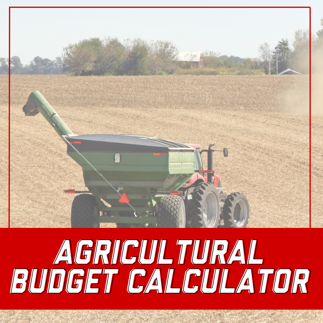 Agricultural Budget Calculator program graphic.