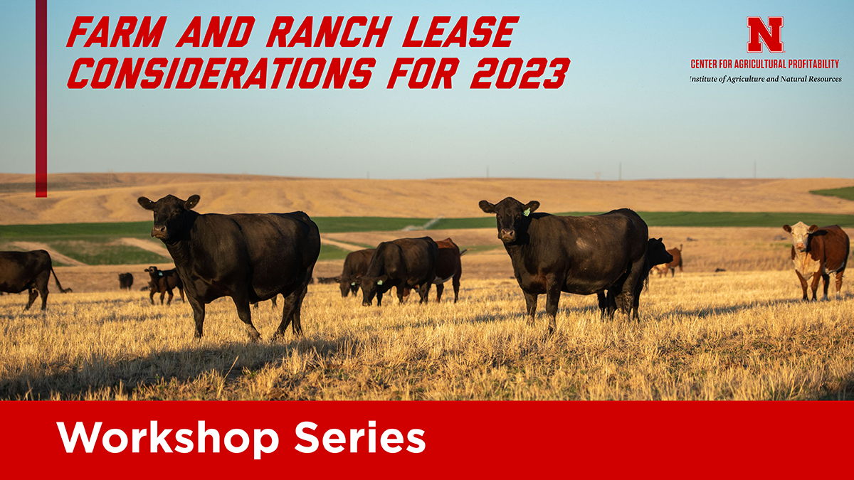Farm and Ranch Lease Considerations for 2023 Workshop Series link
