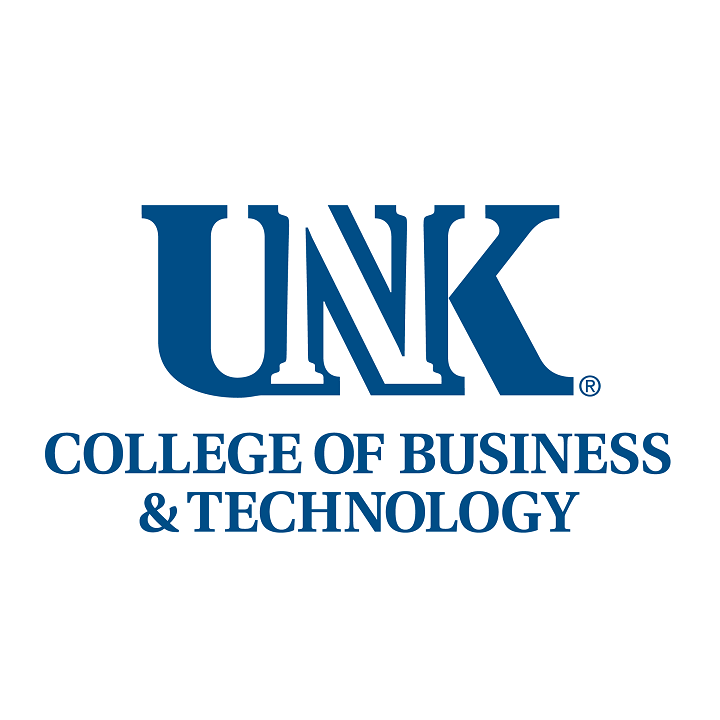 UNK College of Business and Technology logo.