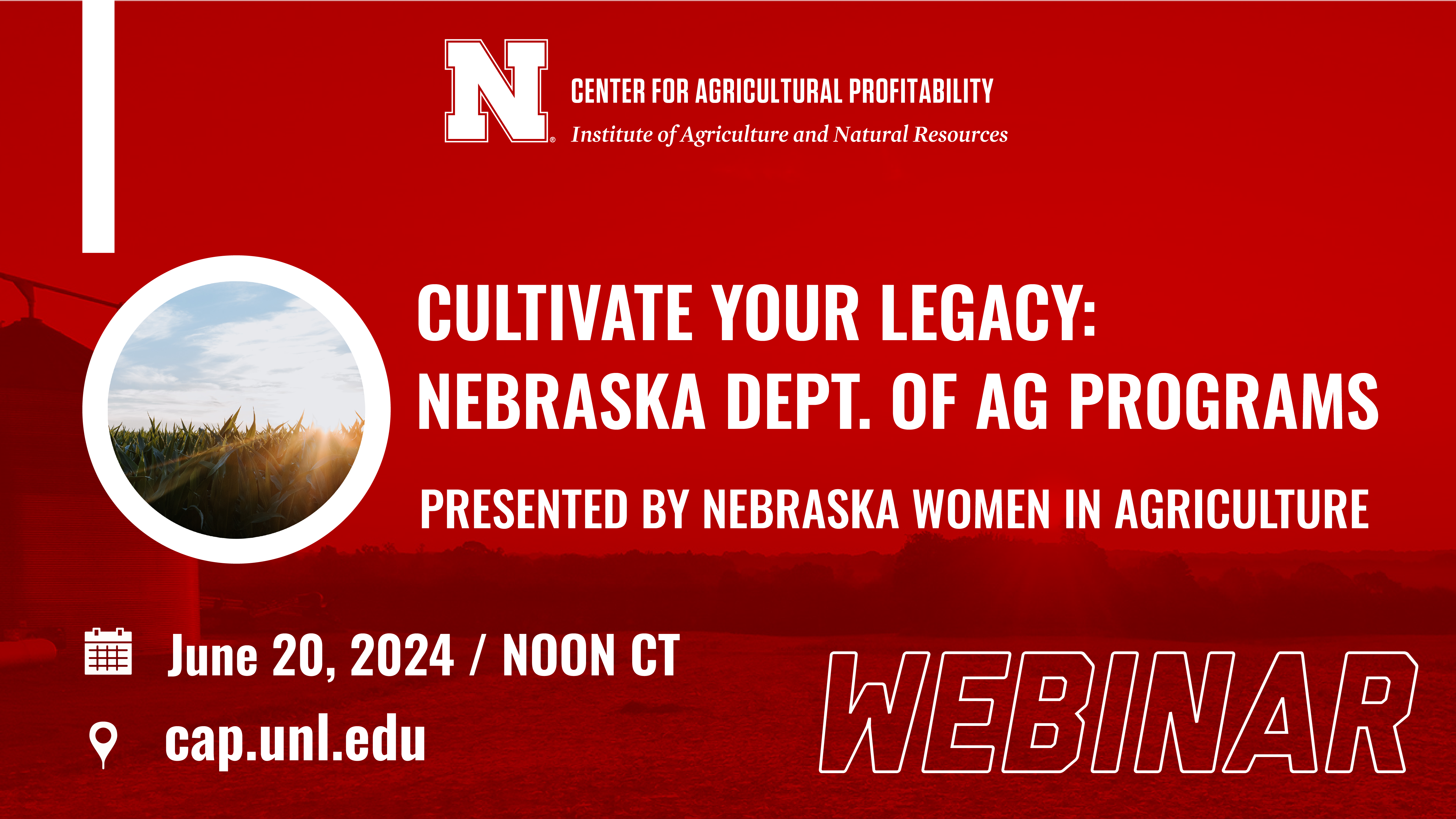 Cultivate Your Legacy: Nebraska Department of Ag Programs (June 20 ...