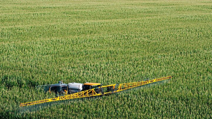 sprayer in field