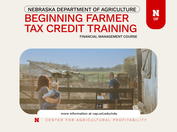 Beginning Farmer Tax Credit Training Course graphic.