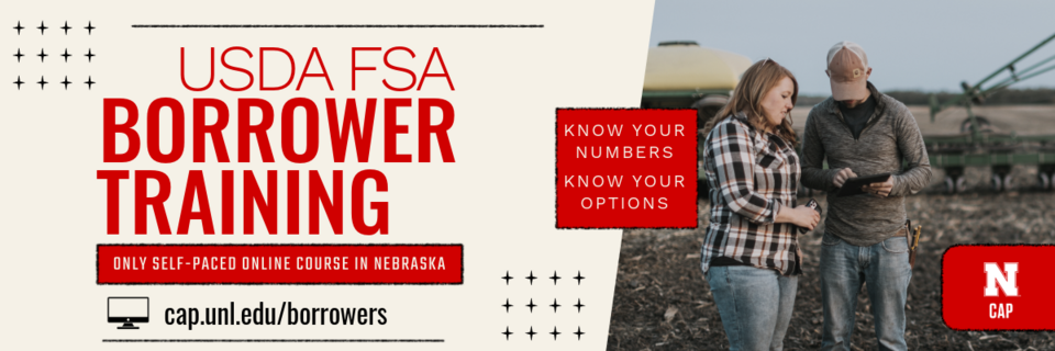 Borrower training program graphic.