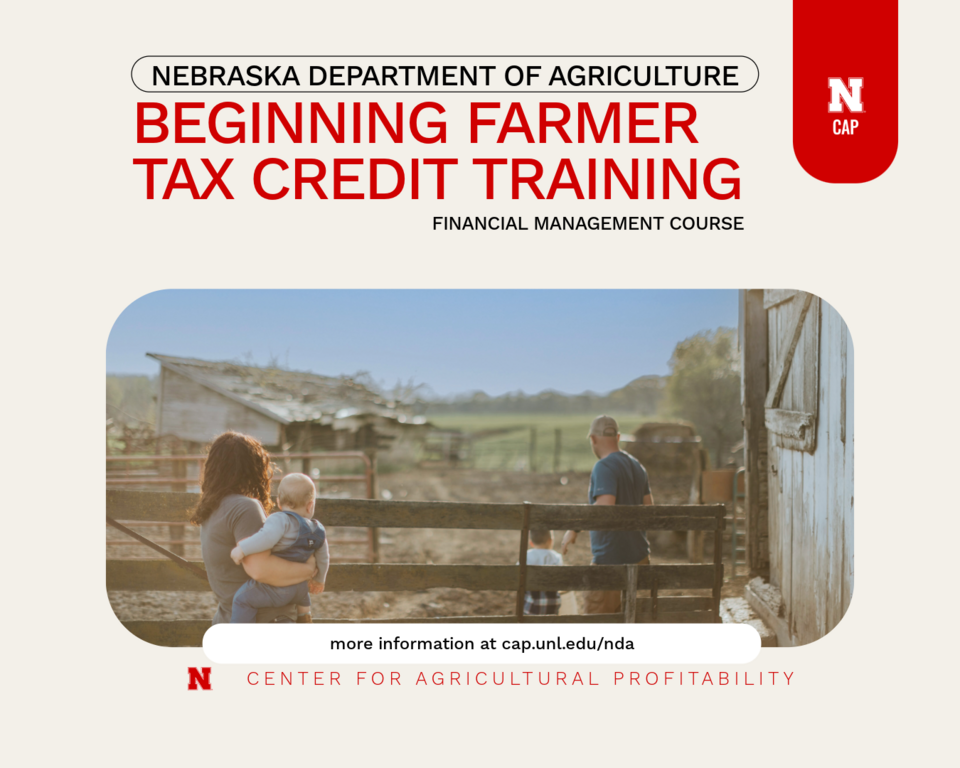 Beginning Farmer Tax Credit Training Course graphic.