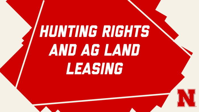 Video title graphic for hunting rights and ag land leasing.